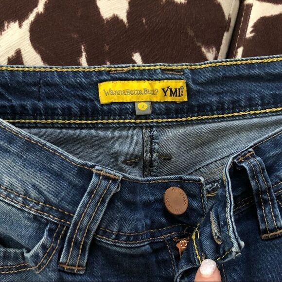 YMI | Blue Jean Cutoff Shorts - Picture 4 of 4